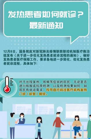 發(fā)熱患者如何就診？最新通知