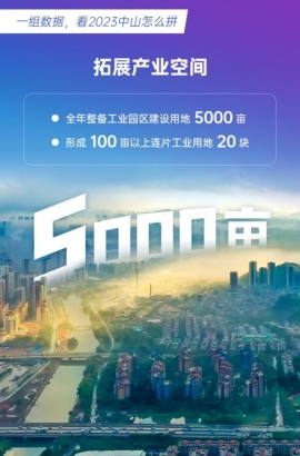 一分鐘速讀！一組數(shù)據(jù)解鎖2023年中山發(fā)展密碼