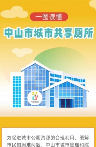 一圖讀懂 | 中山市城市共享廁所